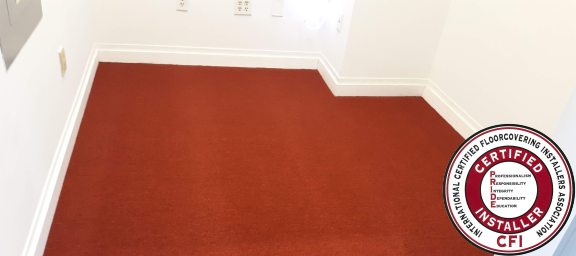 carpet with installation