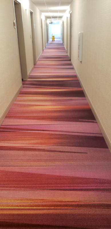 carpet with installation